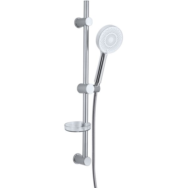 EuroFlux duschset krom